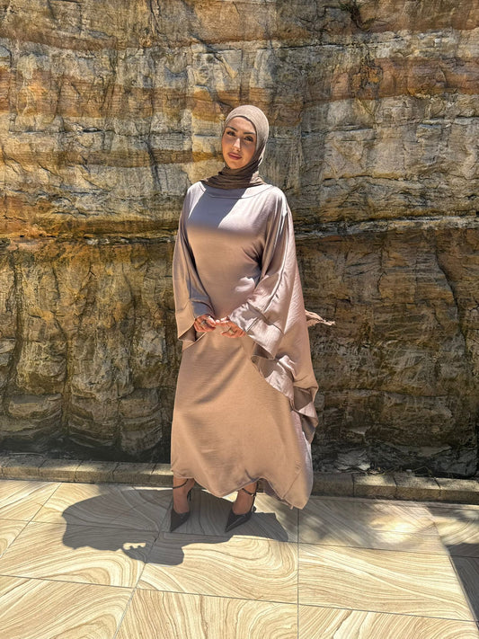 Sahara – Kaftan Satin Mocha
