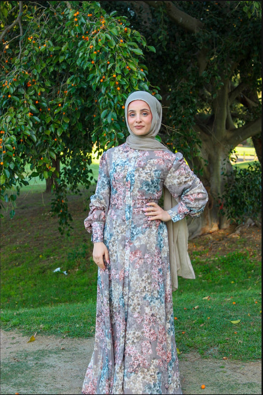 Zahraa Beige Floral